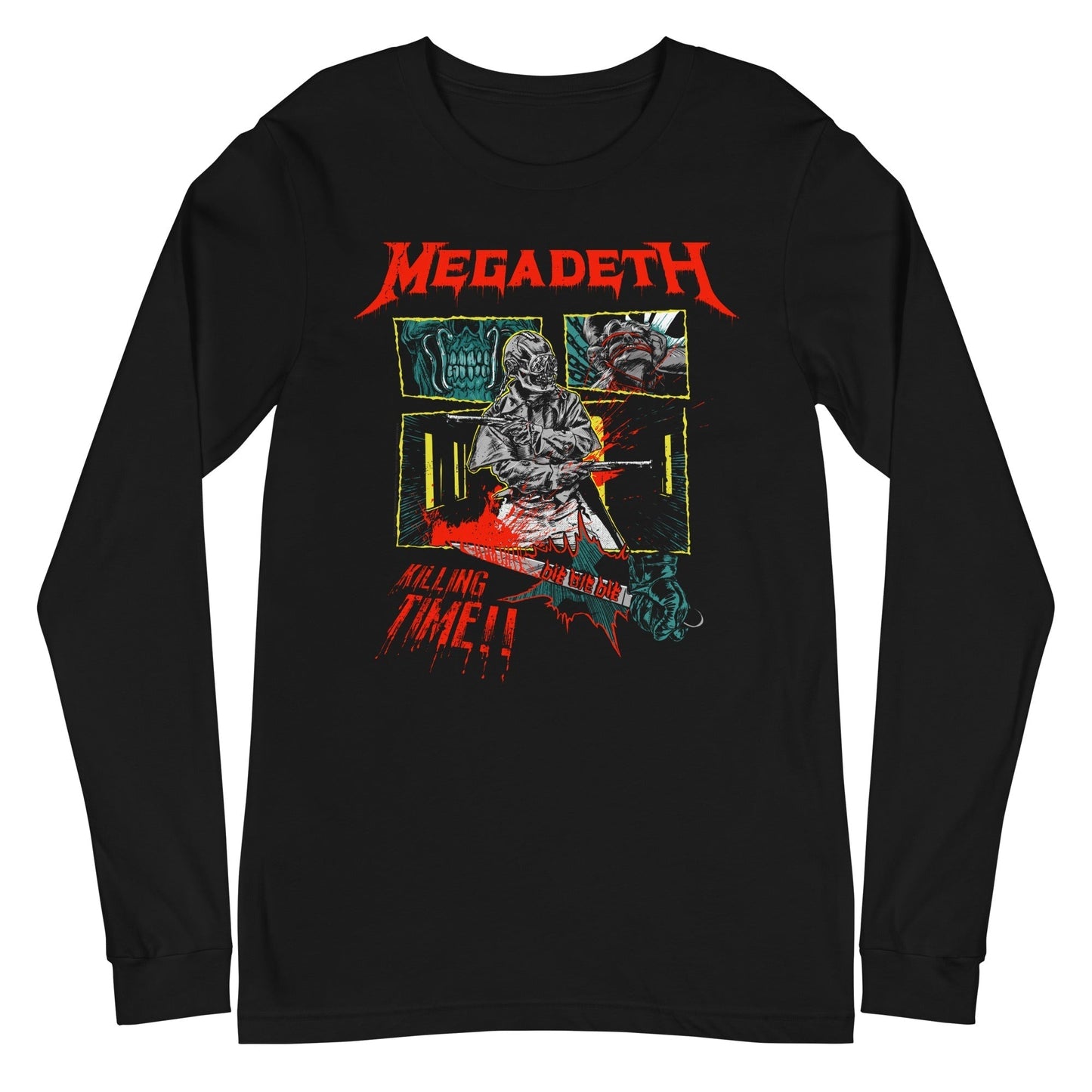 MERCHMOMENT Megadeth - Killing Time Long Sleeve T-Shirt [Apparel]