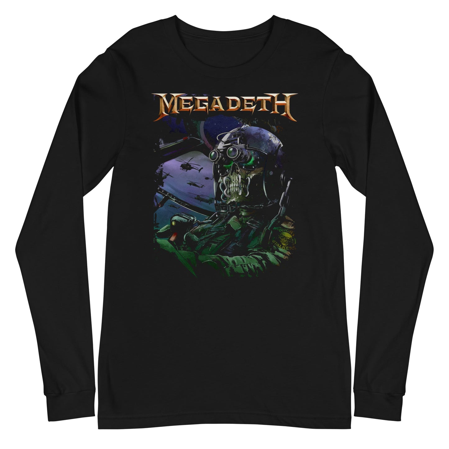 MERCHMOMENT Megadeth - Night Vision Long Sleeve T-Shirt [Apparel]