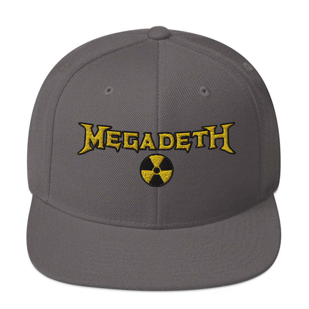 MegaDeth Nuclear Embroidered Snapback Hat [Apparel]