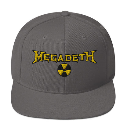 MERCHMOMENT MegaDeth Nuclear Embroidered Snapback Hat [Apparel]