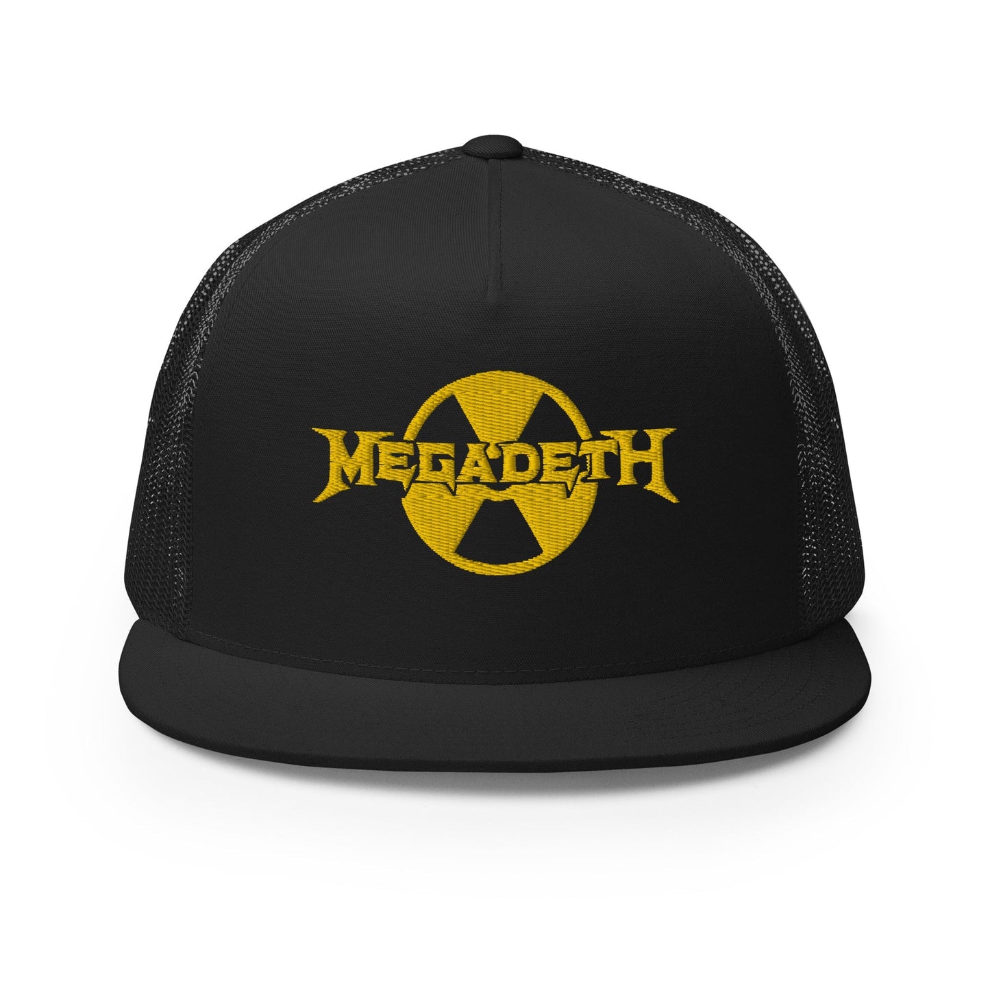 MERCHMOMENT MegaDeth Nuclear Logo Embroidered Trucker Hat [Apparel]