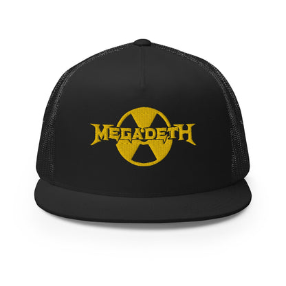 MERCHMOMENT MegaDeth Nuclear Logo Embroidered Trucker Hat [Apparel]