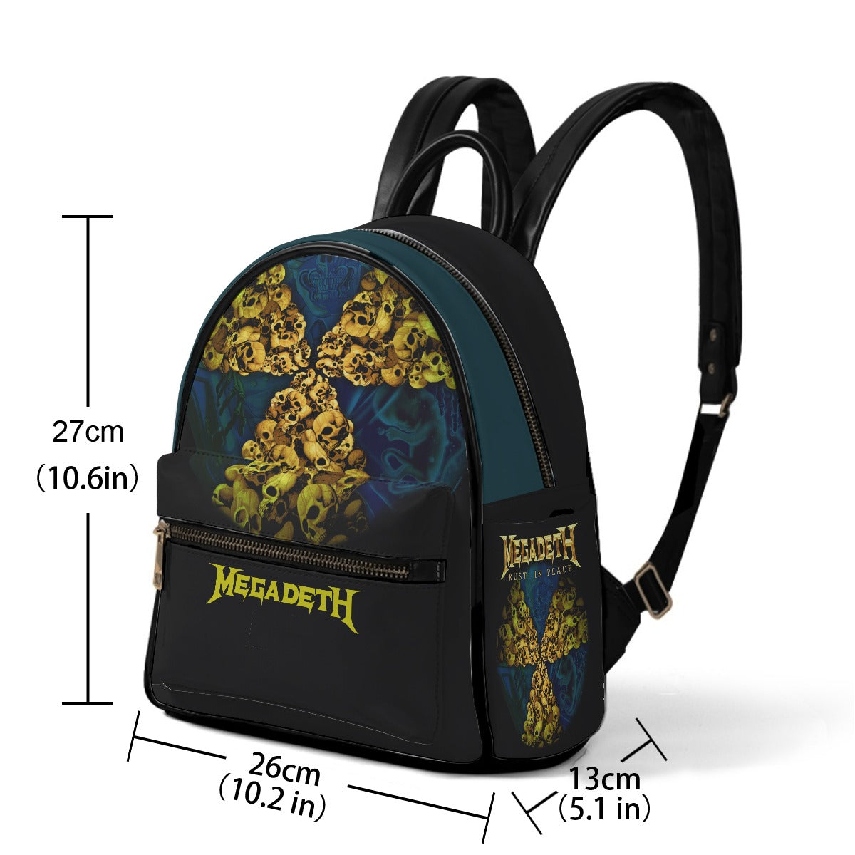 Megadeth Nuclear Mini-Backpack - Vegan Leather [Backpack]
