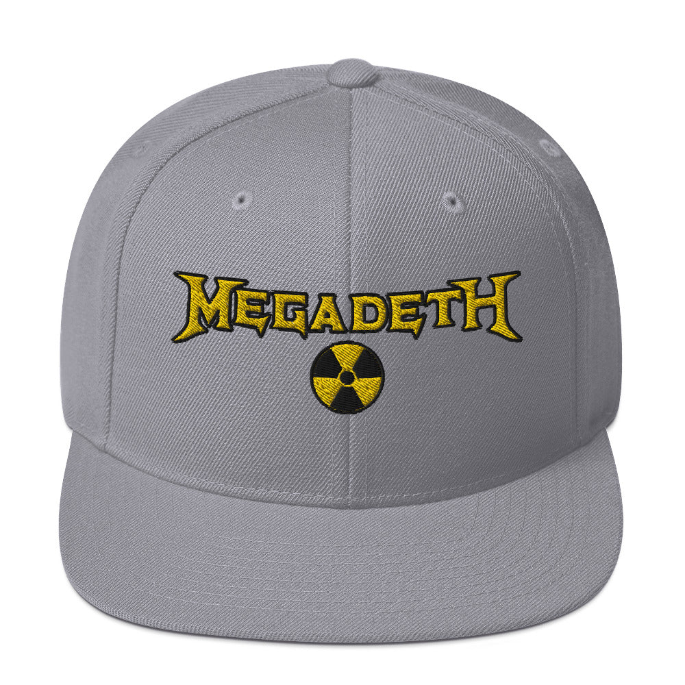 MERCHMOMENT MegaDeth Nuclear Winter Embroidered Snapback Hat [Apparel]
