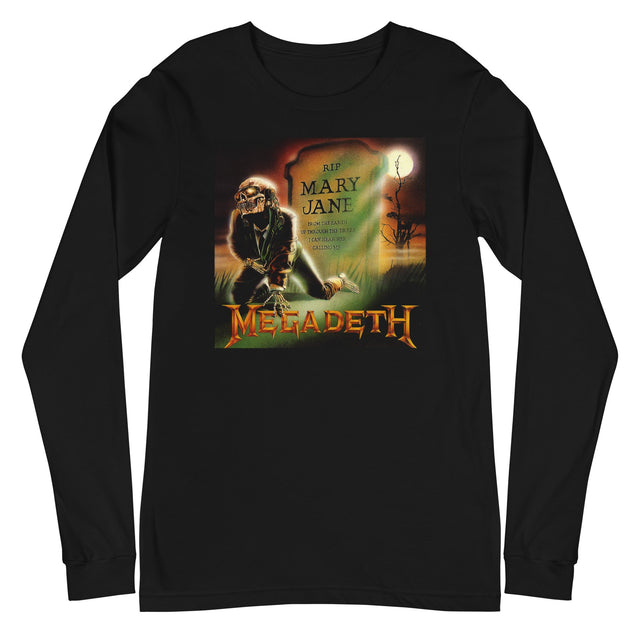 MerchMoment - Megadeth - R.I.P. Mary Jane Long Sleeve T-Shirt []