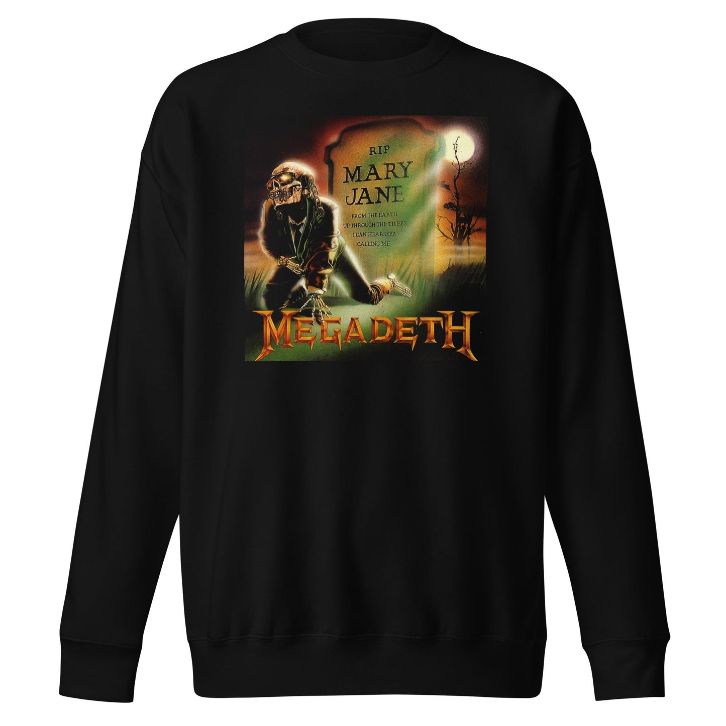 MERCHMOMENT Megadeth - R.I.P. Mary Jane Sweatshirt [Apparel]