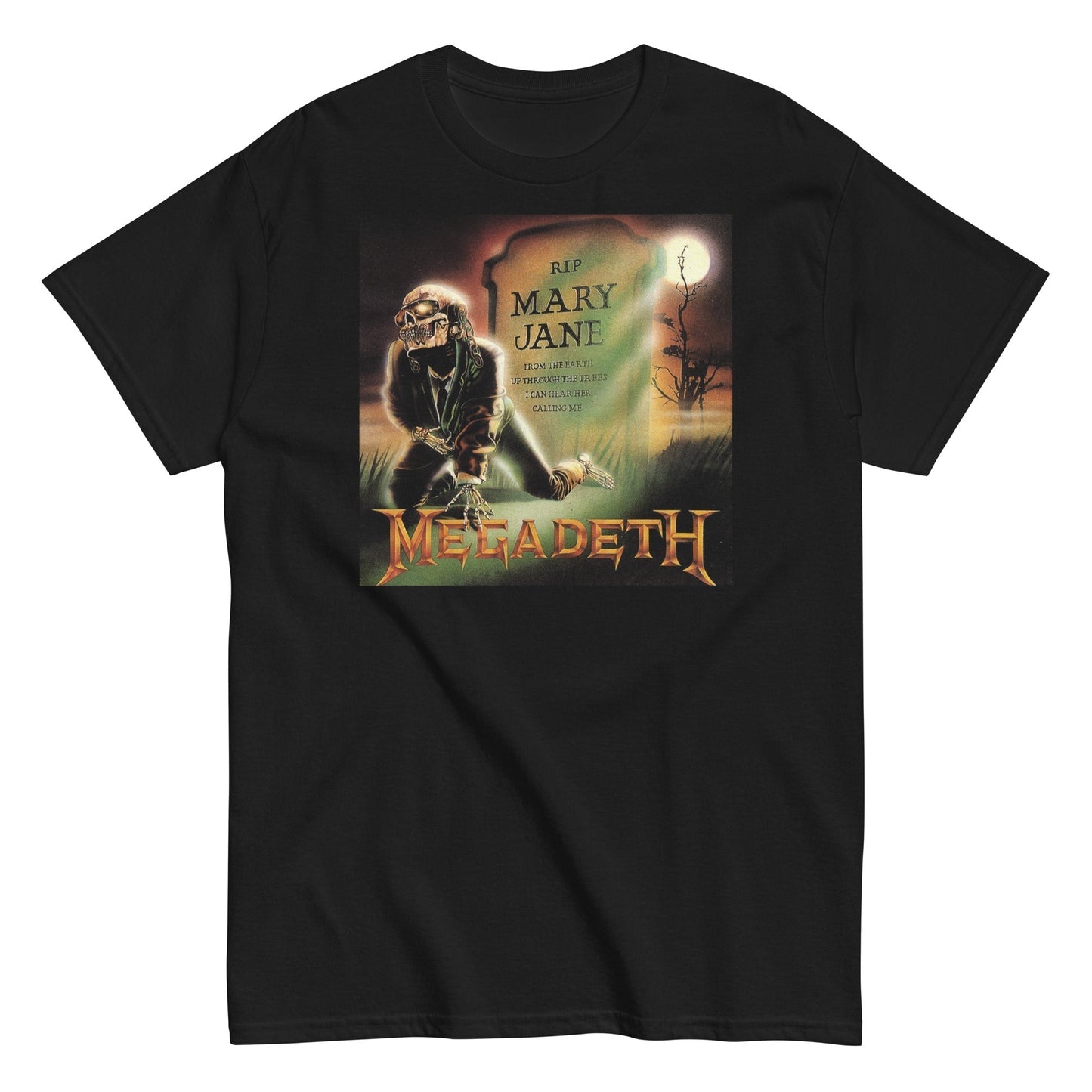 MERCHMOMENT Megadeth - R.I.P. Mary Jane T-Shirt [Apparel]