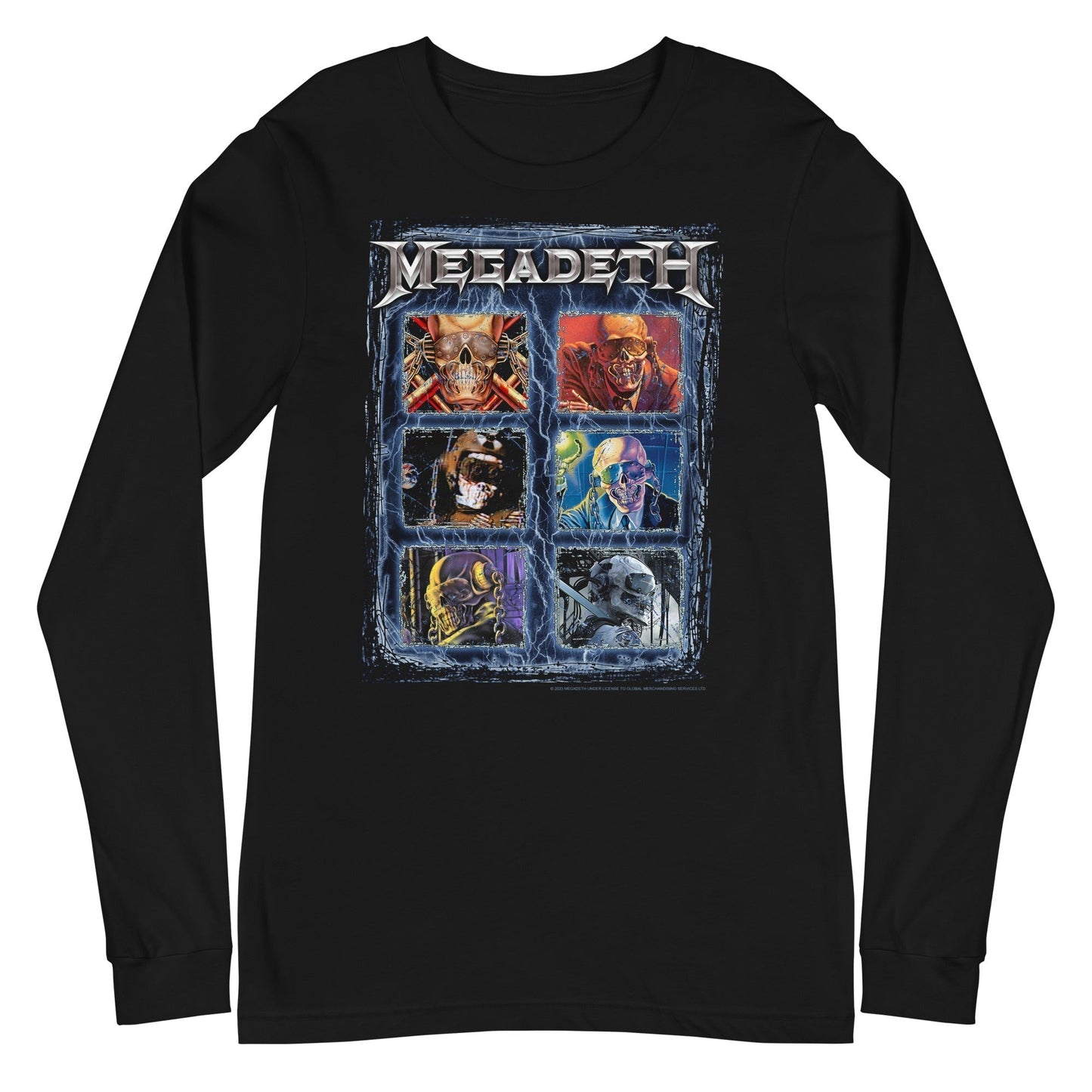 Megadeth - Six Vics Long Sleeve T-Shirt [Apparel]