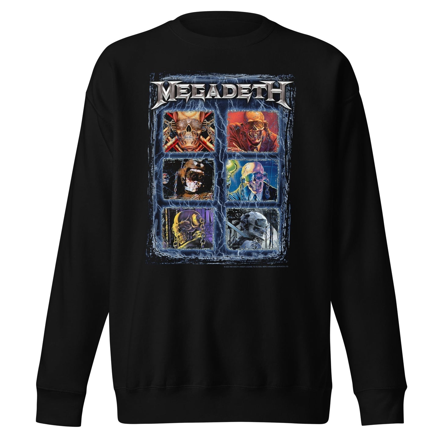 MERCHMOMENT Megadeth - Six Vics Sweatshirt [Apparel]