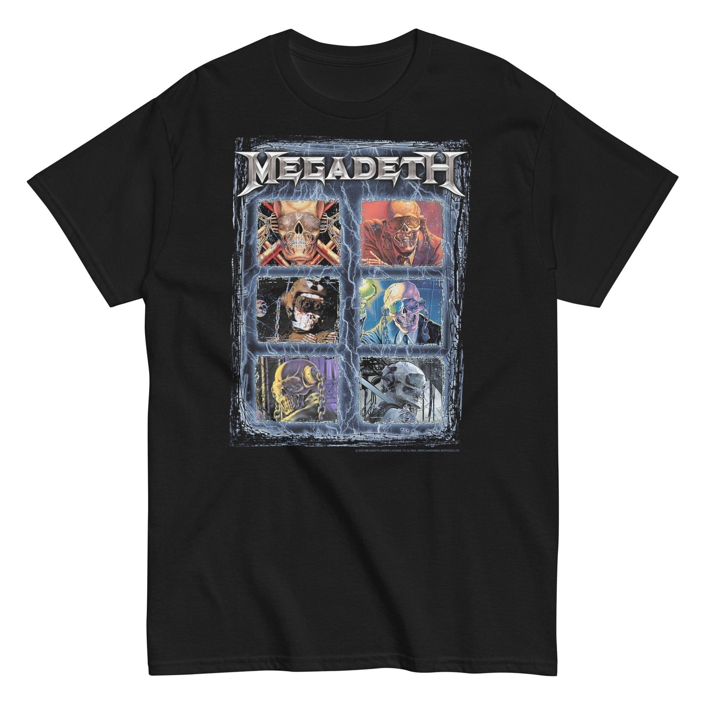 MERCHMOMENT Megadeth - Six Vics T-Shirt [Apparel]