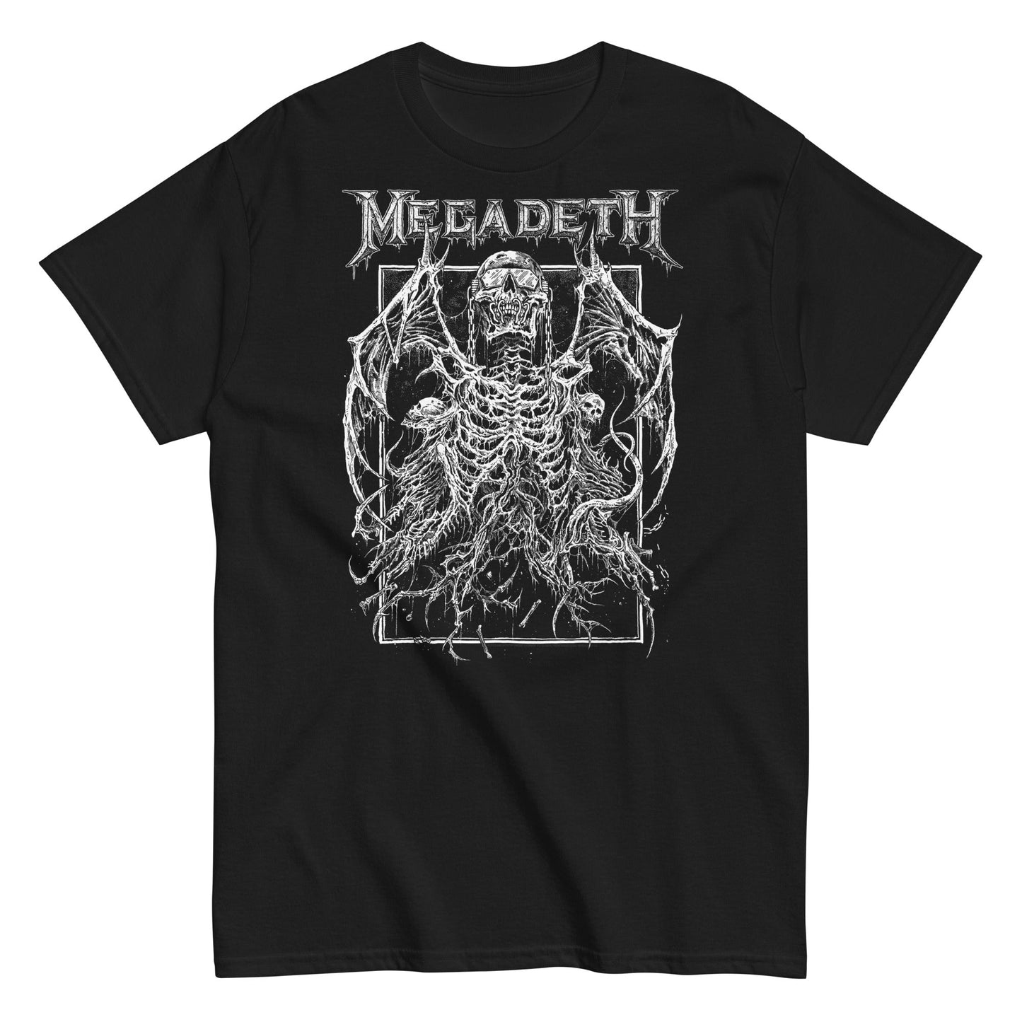 MERCHMOMENT Megadeth - Skeleton Wings T-Shirt [Apparel]