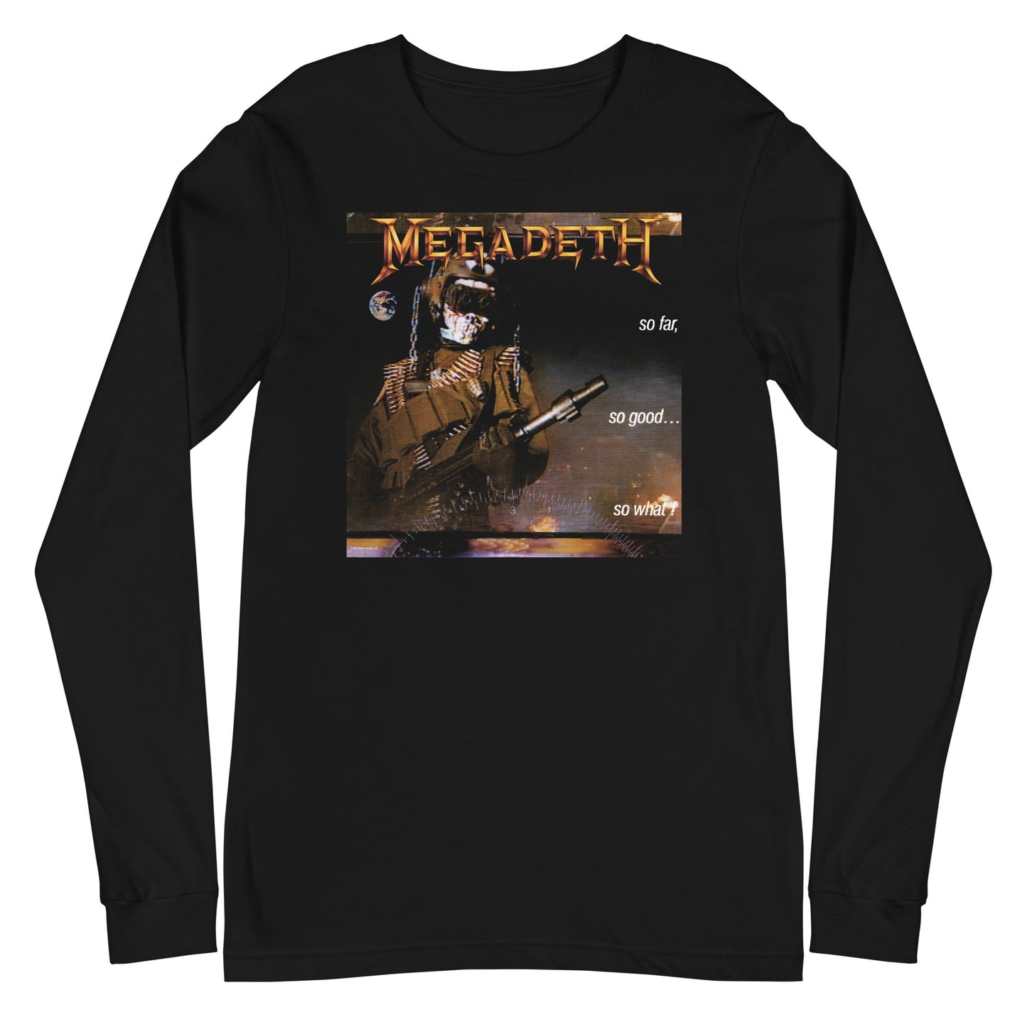 MERCHMOMENT Megadeth - So Far, So Good, So What? Long Sleeve T-Shirt [Apparel]