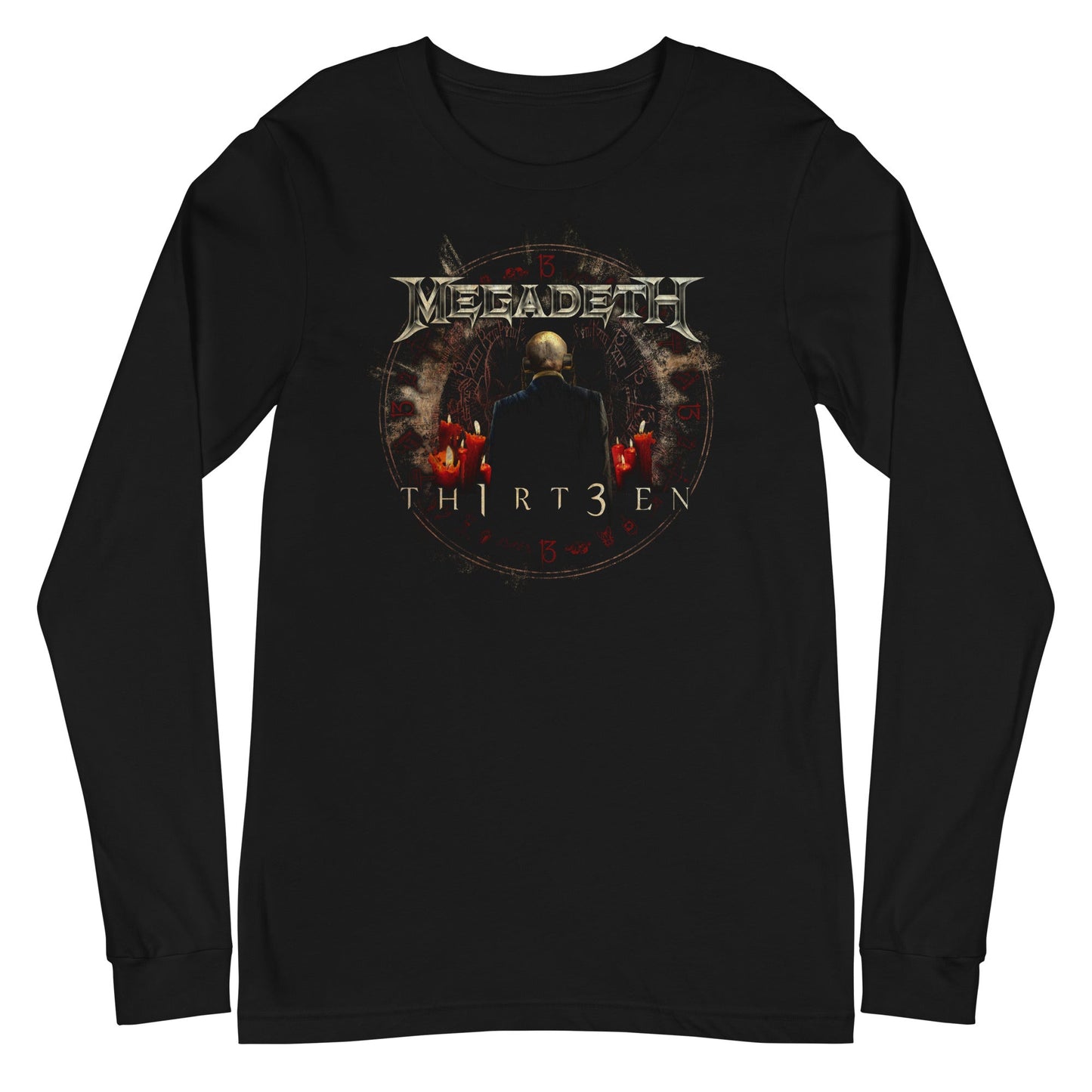 MERCHMOMENT Megadeth - Th1rt3en Long Sleeve T-Shirt [Apparel]