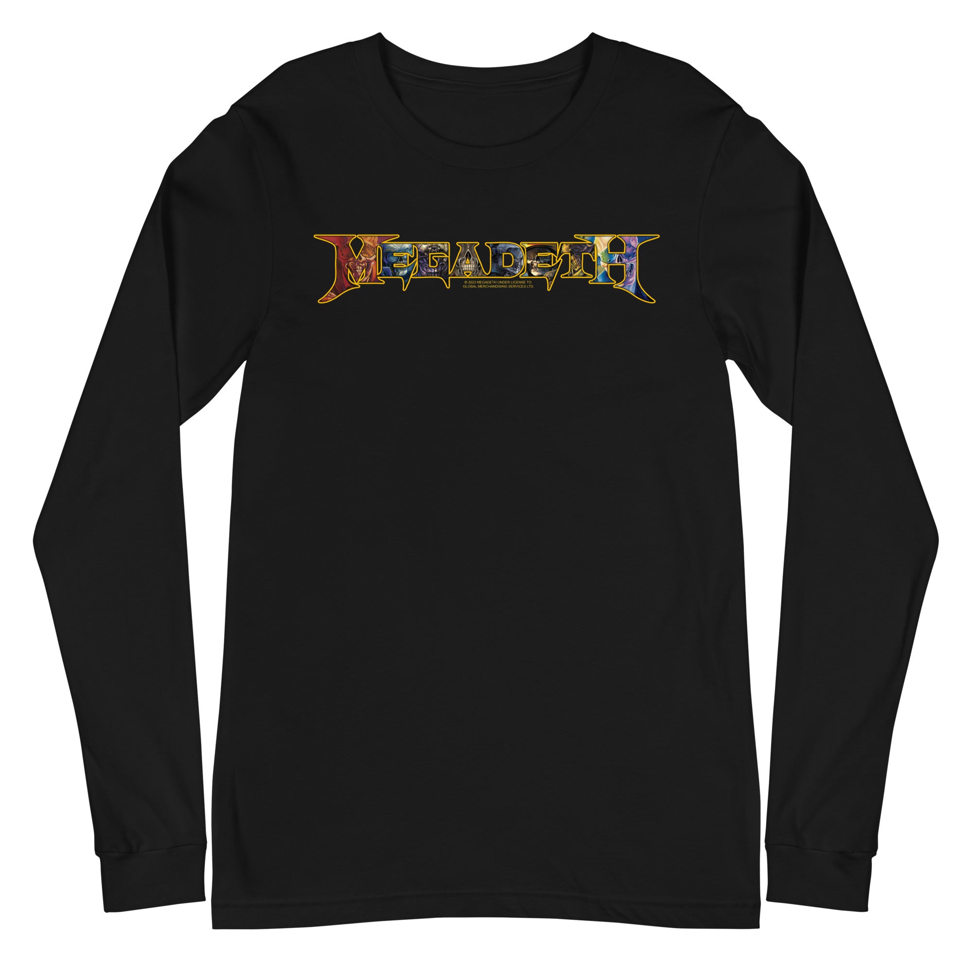 Megadeth - Vic Lettered Logo Long Sleeve T-Shirt []