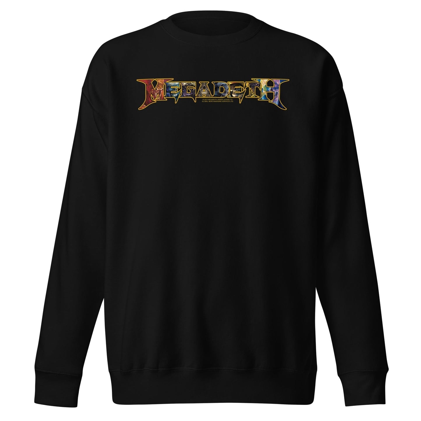 MERCHMOMENT Megadeth - Vic Lettered Logo Sweatshirt [Apparel]