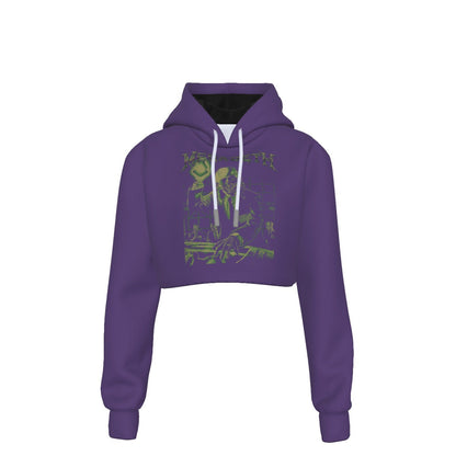 MERCHMOMENT Megadeth Vic Suit Women's Cropped Hoodie [Apparel]