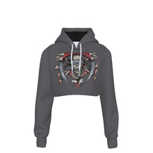MERCHMOMENT Megadeth Vintage Blades Women's Cropped Hoodie [Apparel]
