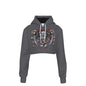 MERCHMOMENT Megadeth Vintage Blades Women's Cropped Hoodie [Apparel]