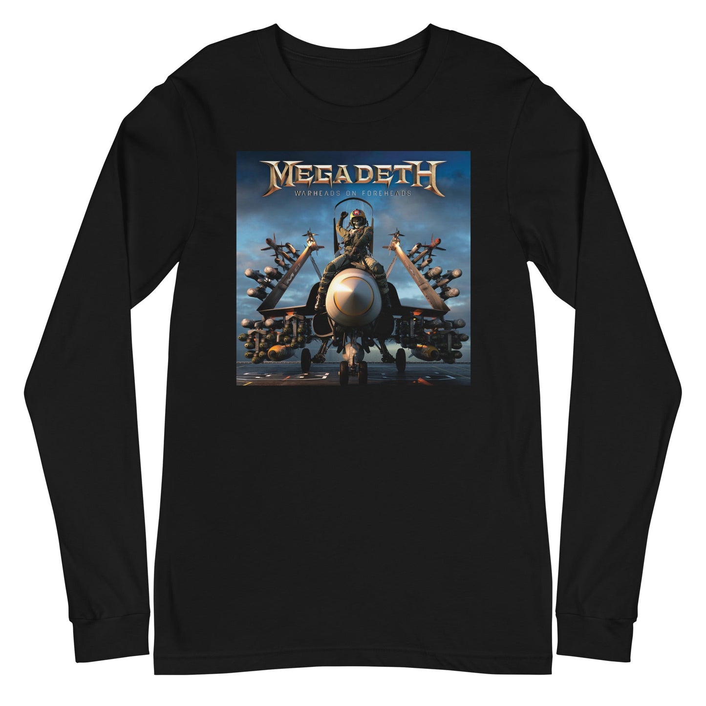 MERCHMOMENT Megadeth - Warheads on Foreheads Long Sleeve T-Shirt [Apparel]