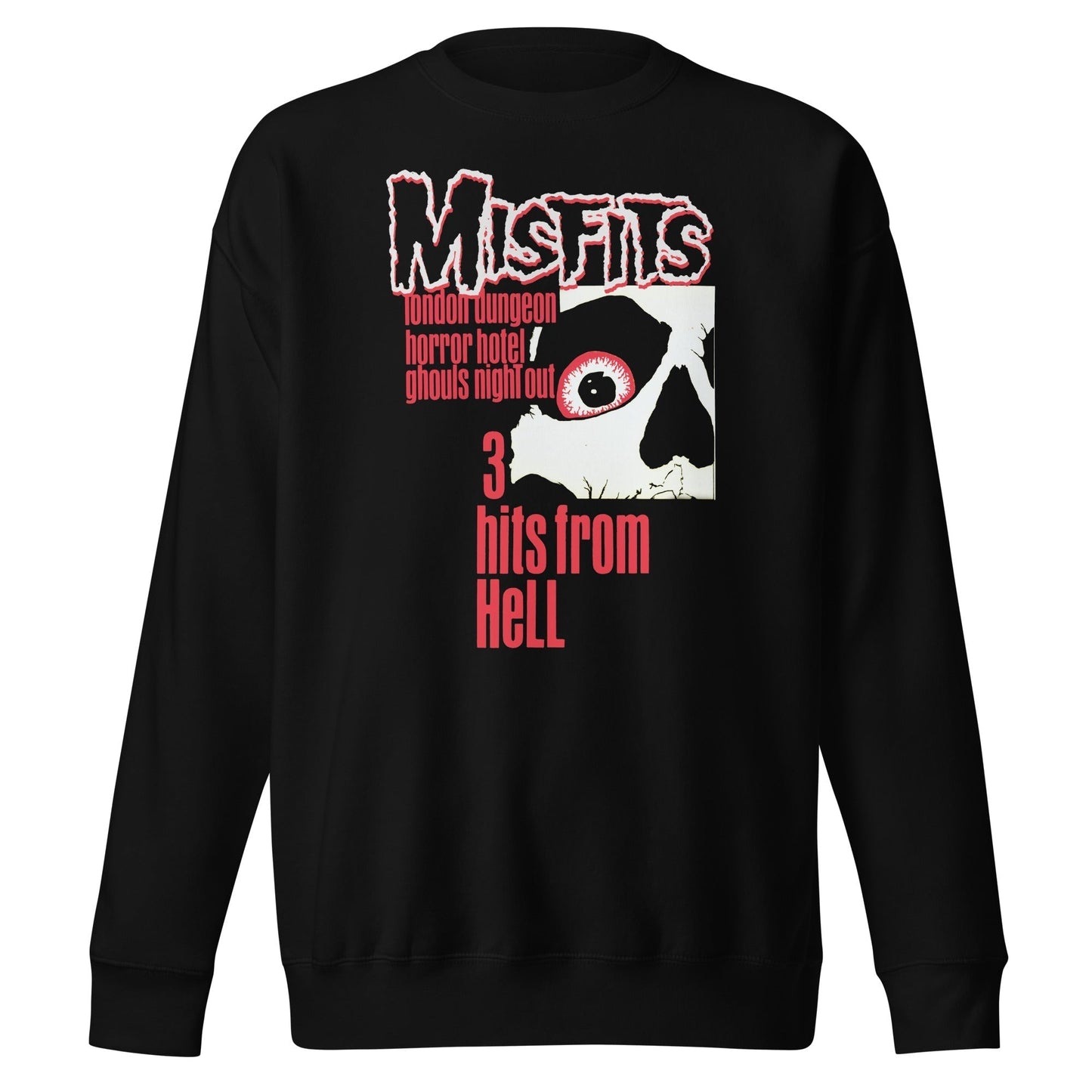 MERCHMOMENT Misfits - 3 Hits From Hell Sweatshirt [Apparel]