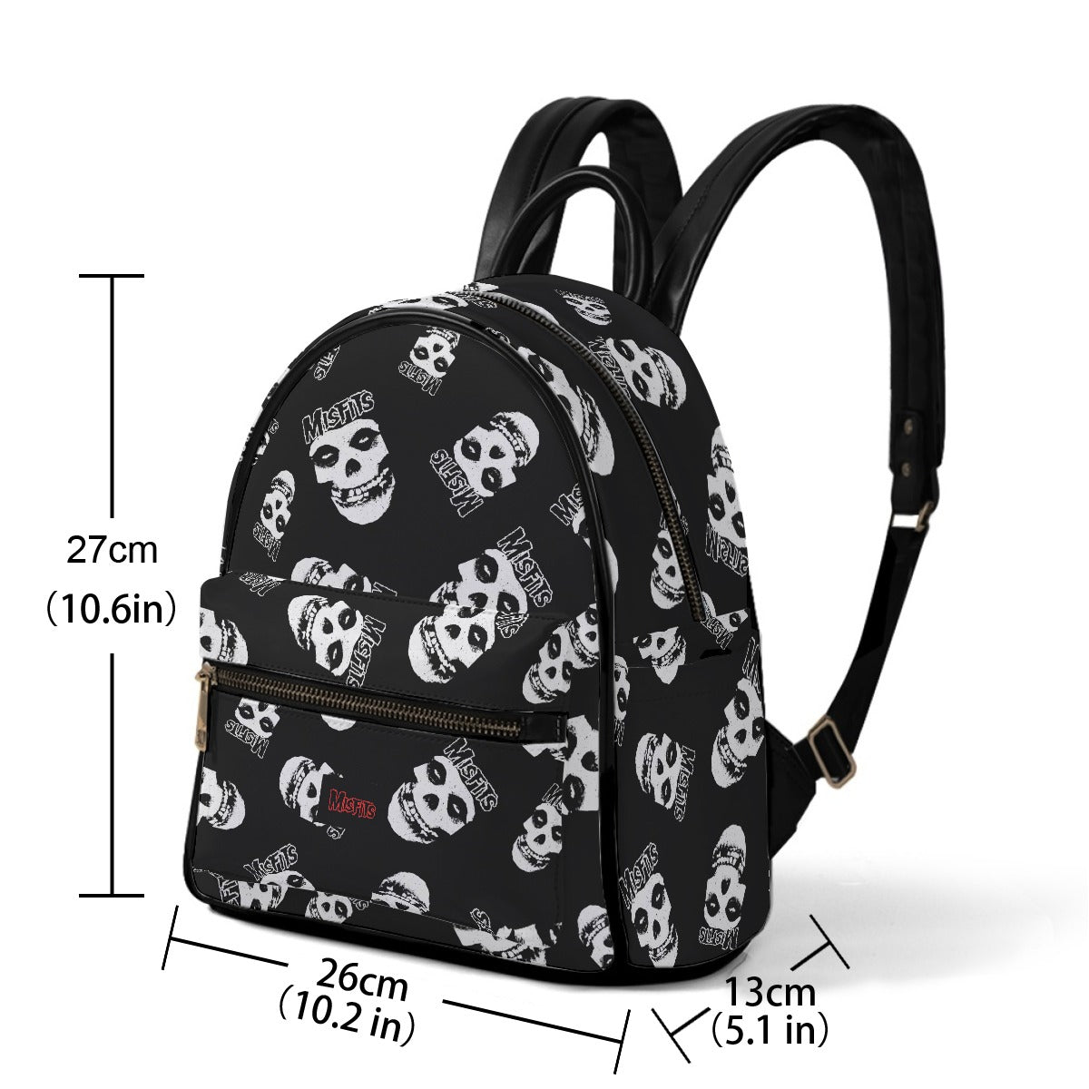 Misfits Classic Skull Mini-Backpack - Vegan Leather [Backpack]