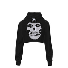 MERCHMOMENT Misfits Classic Skull Women's Cropped Hoodie [Apparel]