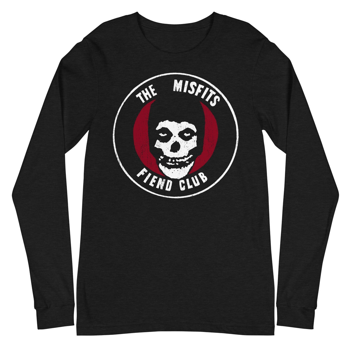 Fim Club Merch Rock Band Apparel - MERCHMOMENT Misfits - Fiend Club Long Sleeve T ...