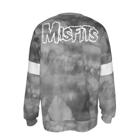 Misfits Folded Skull All Over Print Sweatshirt []