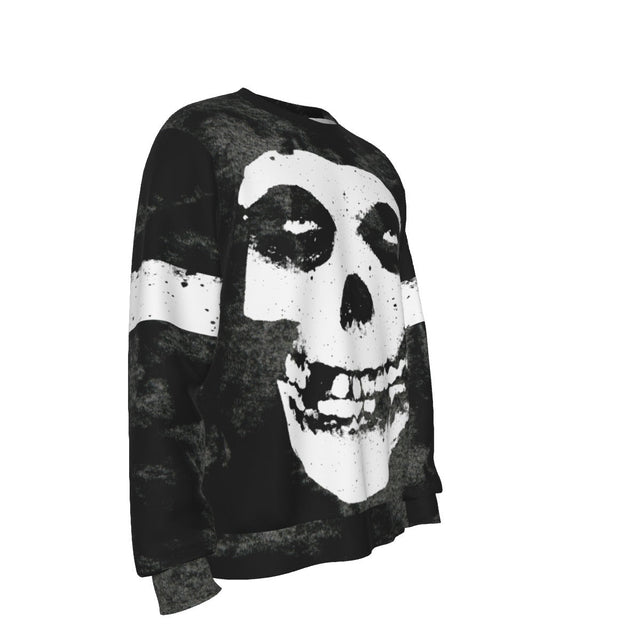 Misfits Giant Skull All Over Print Sweatshirt []