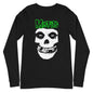 MERCHMOMENT Misfits - Green Skull Long Sleeve T-Shirt [Apparel]