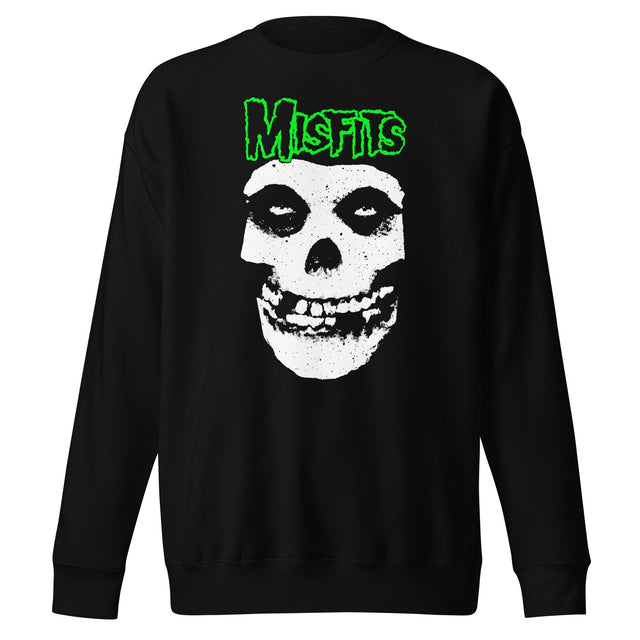 Misfits - Green Skull Sweatshirt []