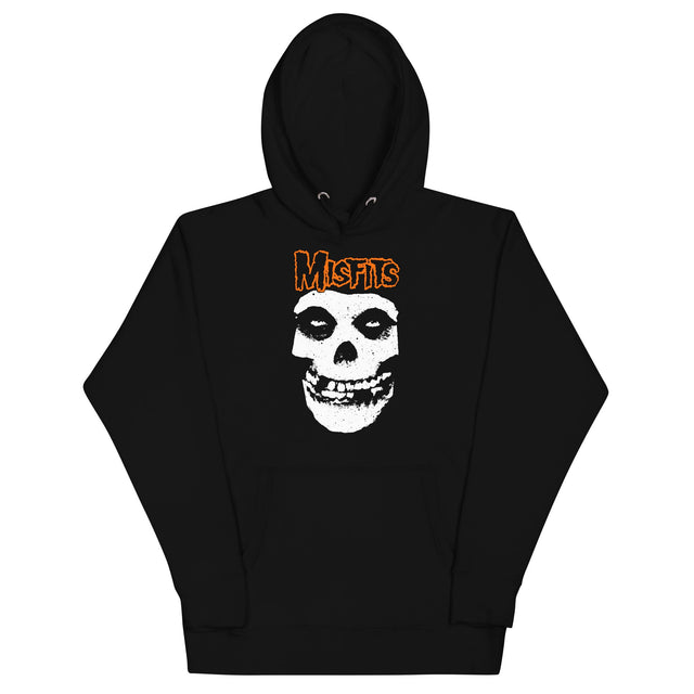 Misfits - Orange Skull Hoodie []