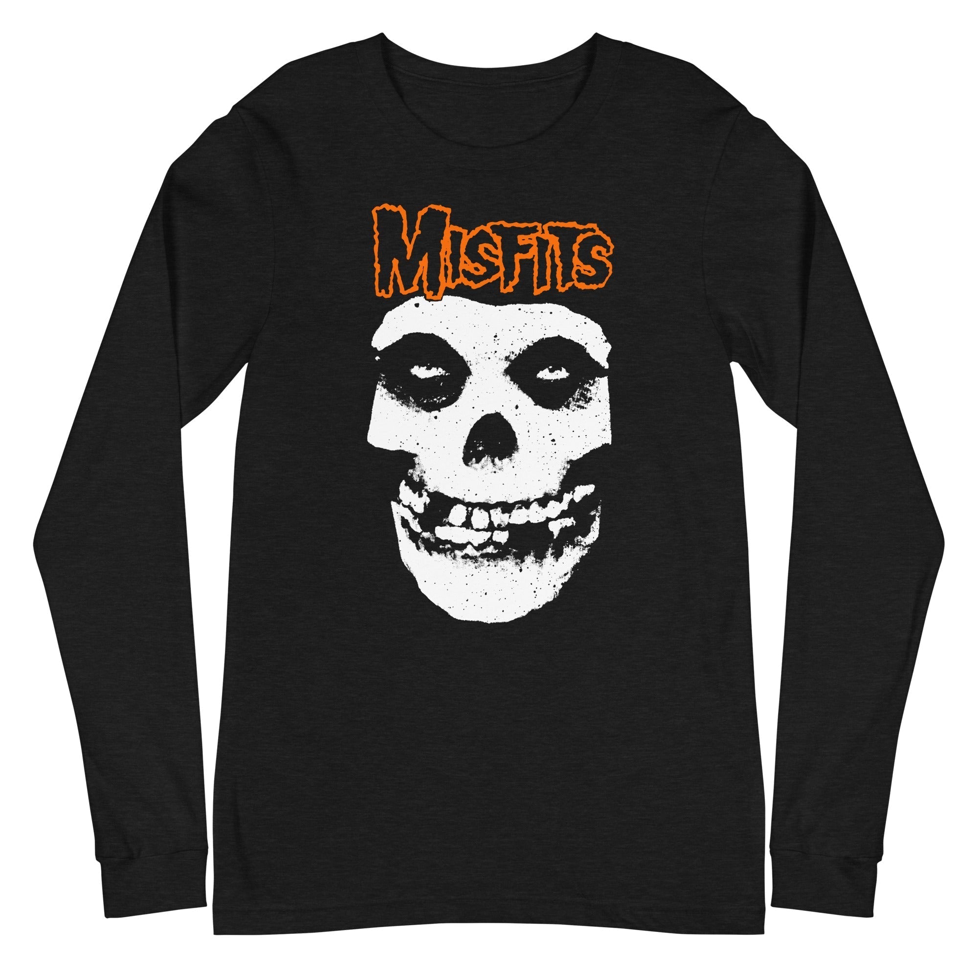 Misfits - Orange Skull Long Sleeve T-Shirt []