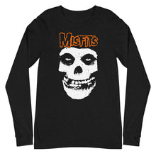 MERCHMOMENT Misfits - Orange Skull Long Sleeve T-Shirt [Apparel]