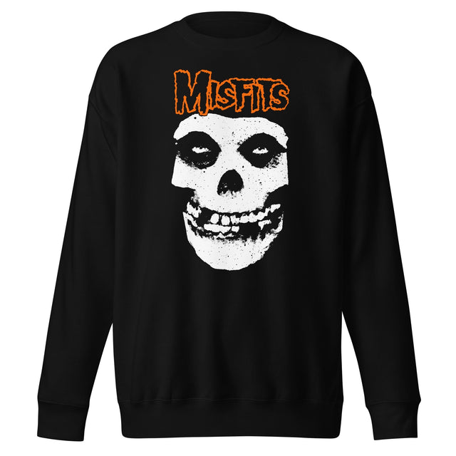 Misfits - Orange Skull Sweatshirt []