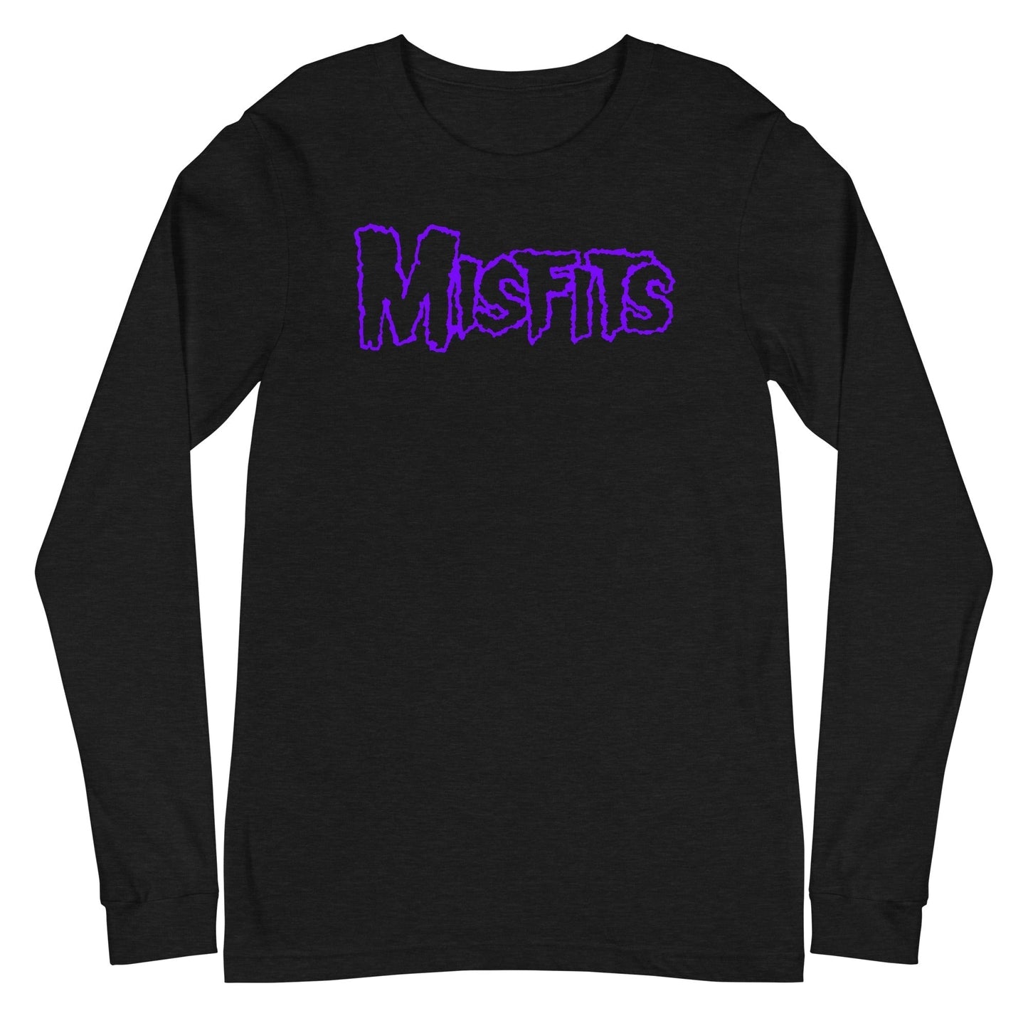 MERCHMOMENT Misfits - Purple Drip Logo Long Sleeve T-Shirt [Apparel]