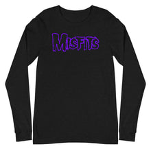 MERCHMOMENT Misfits - Purple Drip Logo Long Sleeve T-Shirt [Apparel]