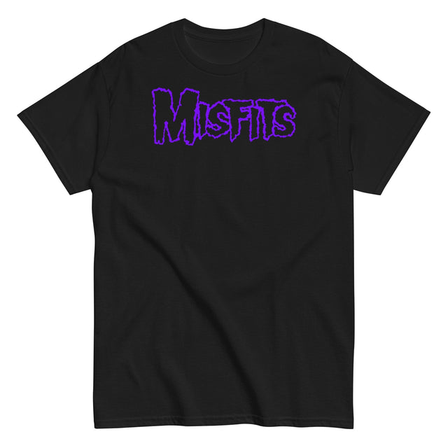 Misfits - Purple Drip Logo T-Shirt []