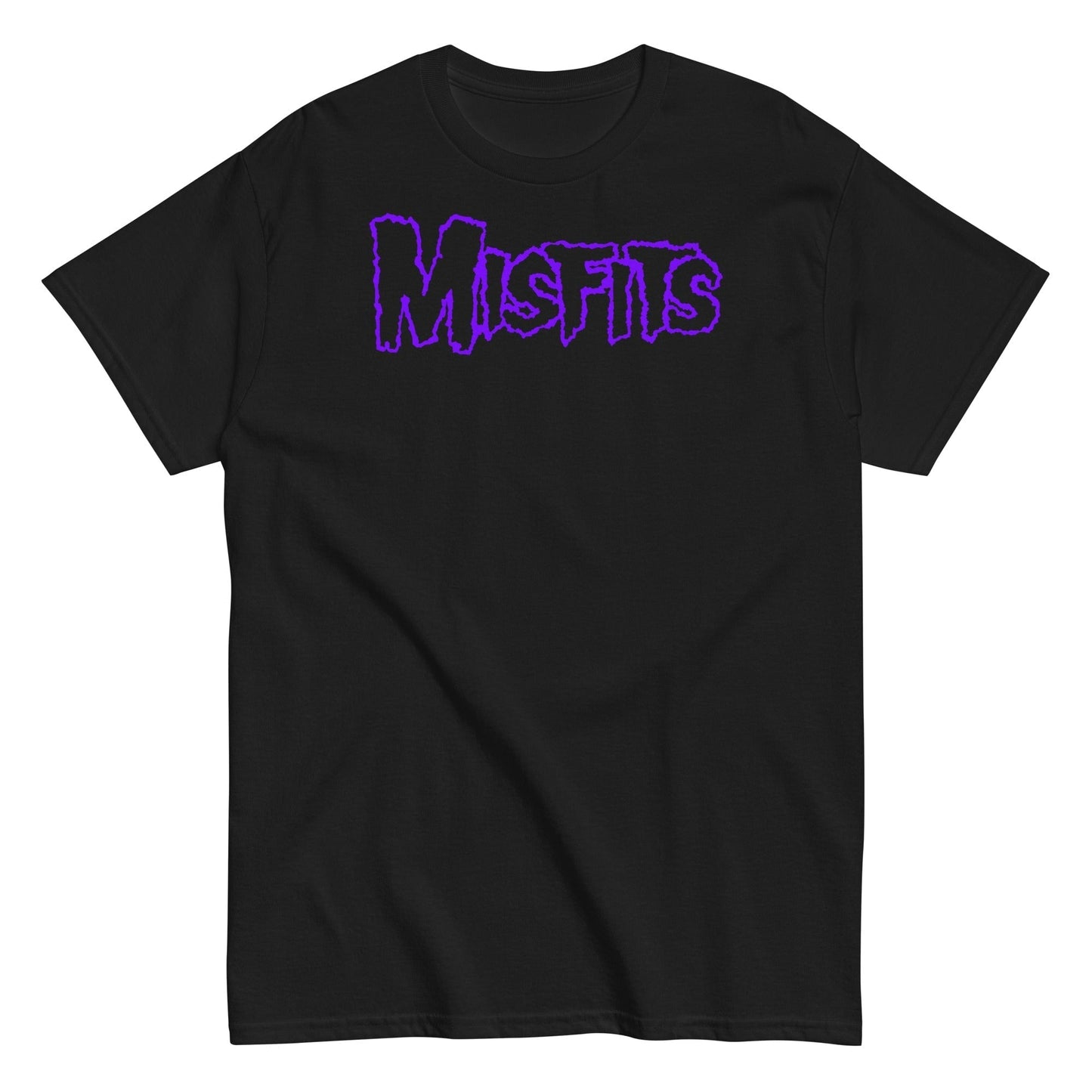 MERCHMOMENT Misfits - Purple Drip Logo T-Shirt [Apparel]