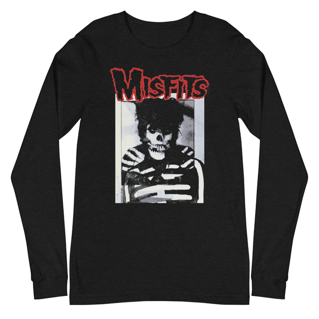 Misfits - Skull Hair Long Sleeve T-Shirt []