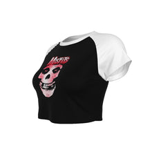 MERCHMOMENT Misfits Tagged Skull Women's Crop Top [Apparel]