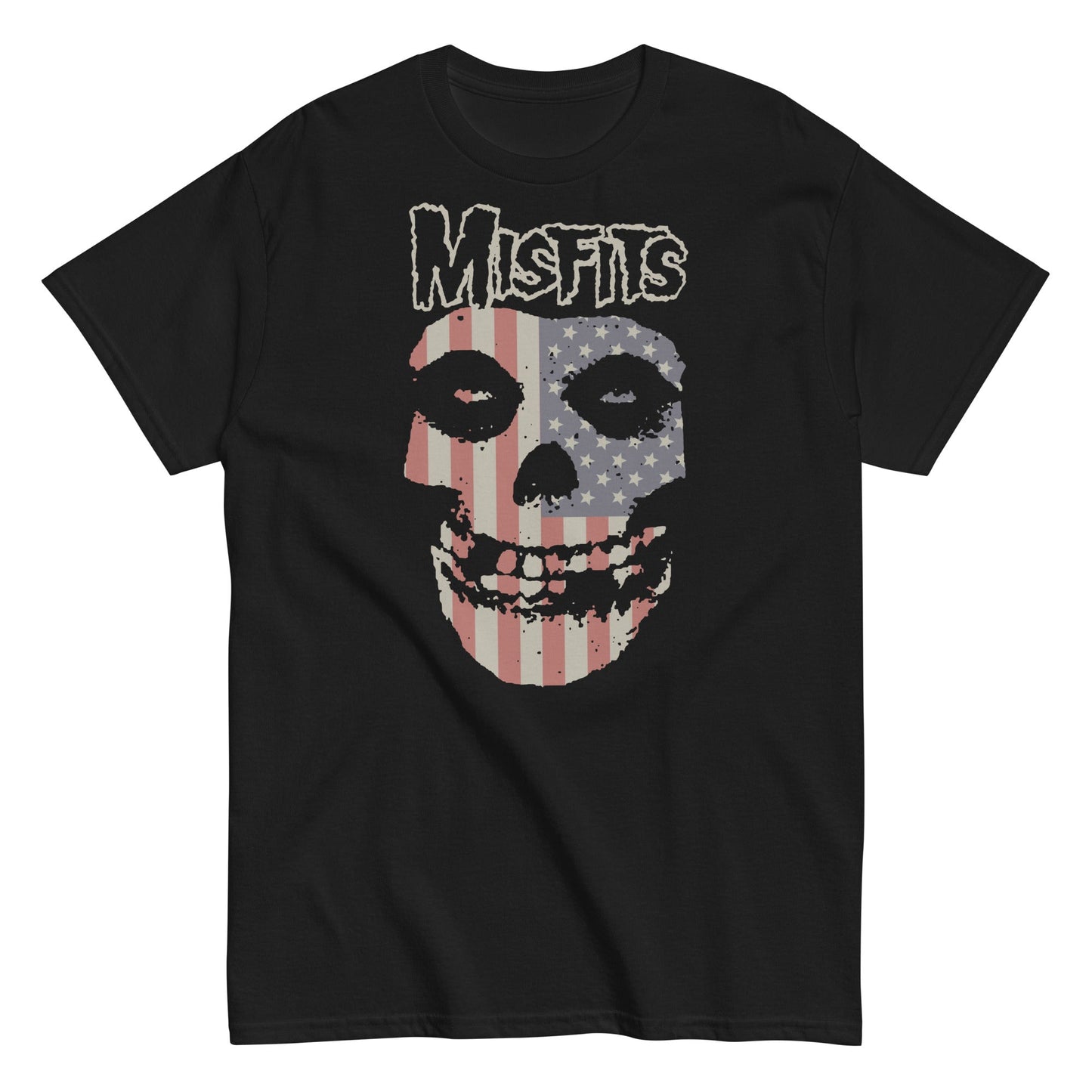 MERCHMOMENT Misfits - USA Skull T-Shirt [Apparel]