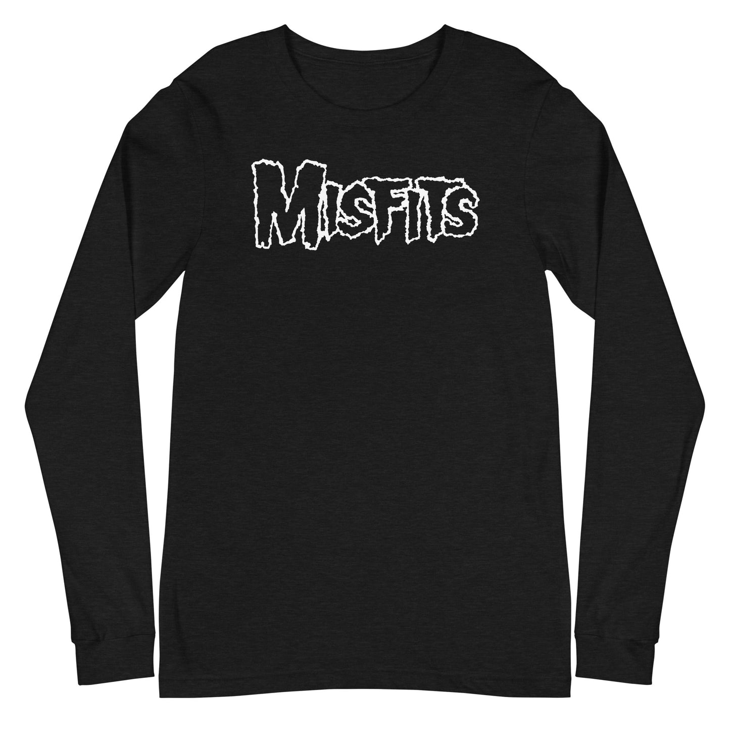 MERCHMOMENT Misfits - White Drip Logo Long Sleeve T-Shirt [Apparel]