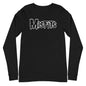 MERCHMOMENT Misfits - White Drip Logo Long Sleeve T-Shirt [Apparel]