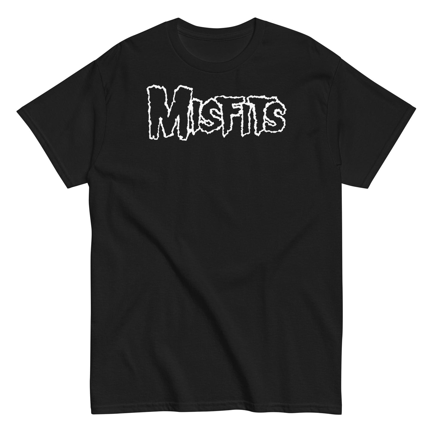 Misfits - White Drip Logo T-Shirt []