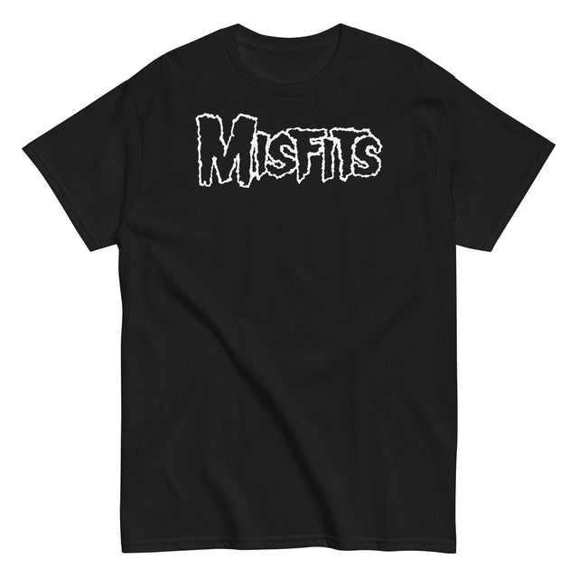 Misfits - White Drip Logo T-Shirt []