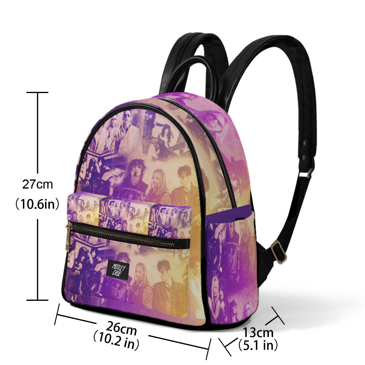 Motley Crue 80s Babies Mini-Backpack - Vegan Leather [Backpack]