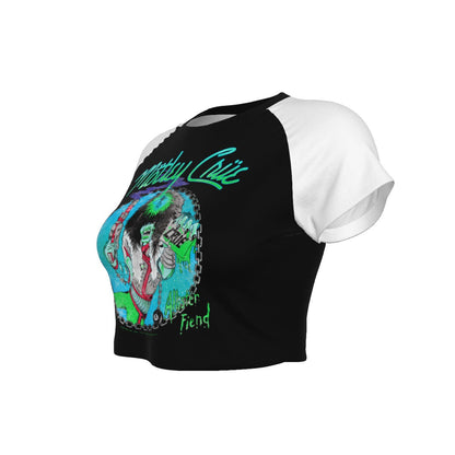 MERCHMOMENT Motley Crue Allister Baseball Women's Crop Top [Apparel]