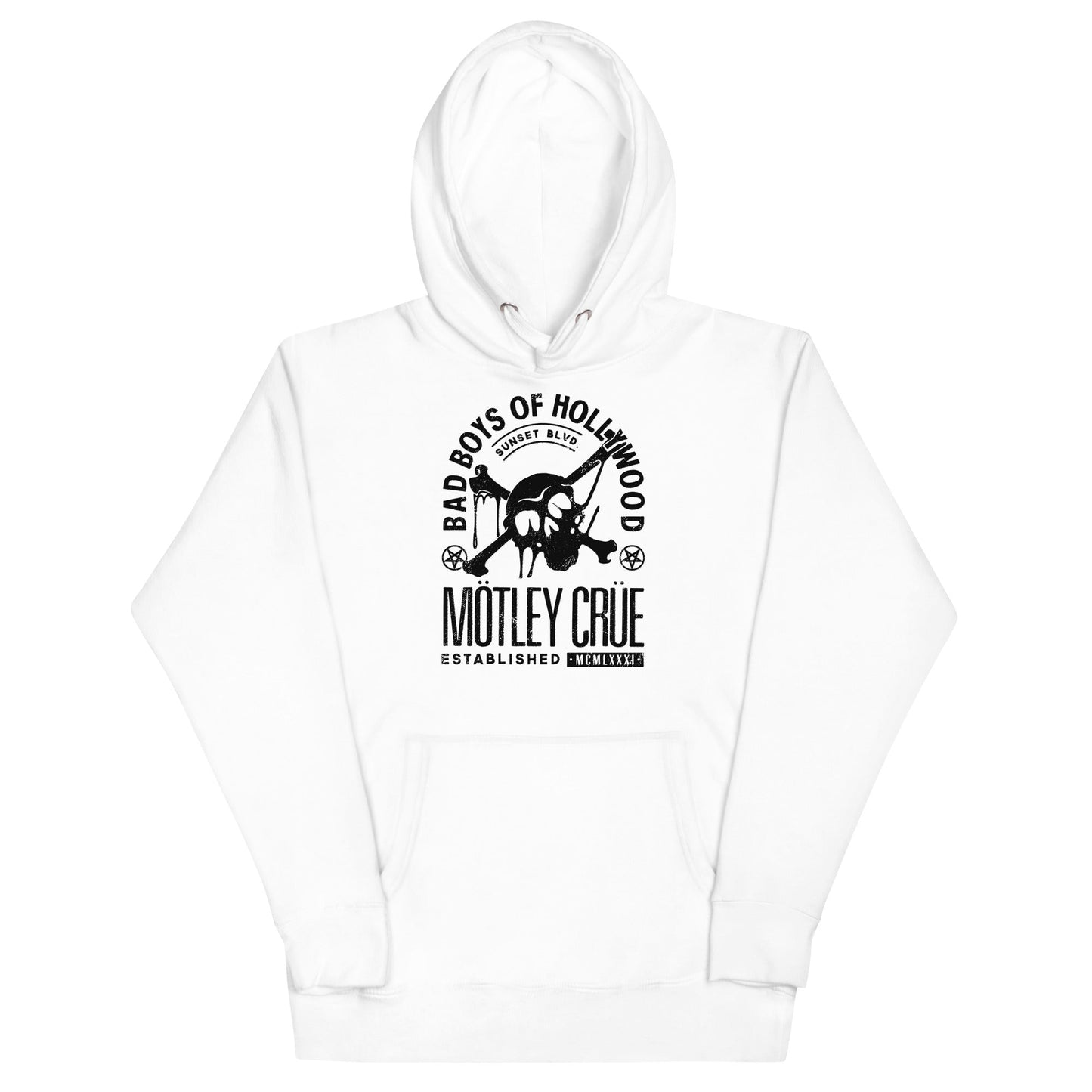 MERCHMOMENT Motley Crue - Bad Boys of Hollywood Hoodie [Apparel]