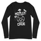 MERCHMOMENT Motley Crue - Black and White Logo Long Sleeve T-Shirt [Apparel]